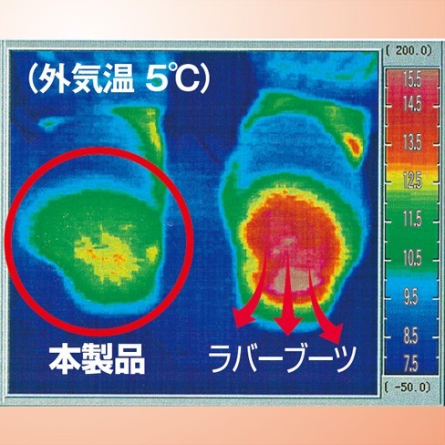 18 FB-037R保暖切紋橡膠毛氈釘靴